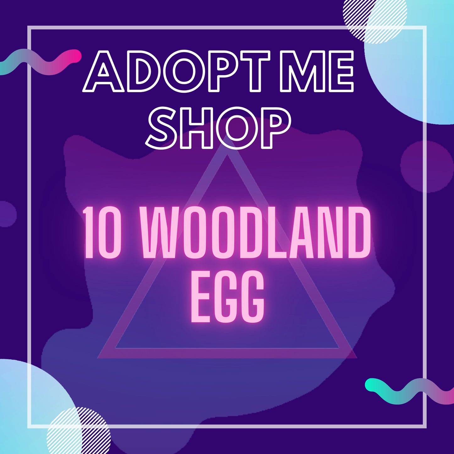 -- 10 Woodland Egg --