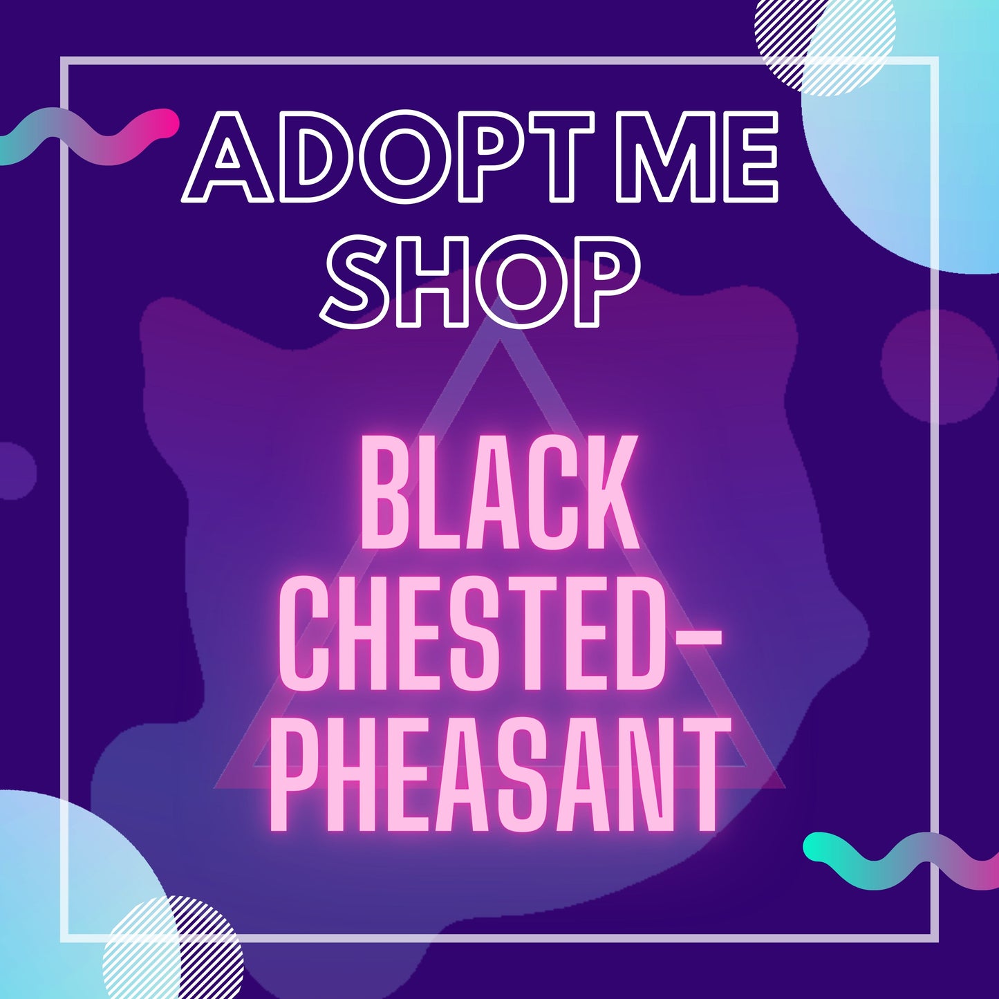 -- Black Chested-Pheasant --