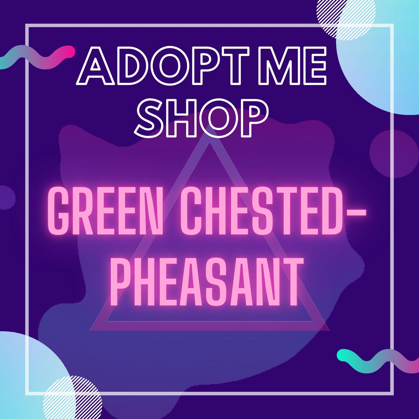 Green Chested-Pheasant