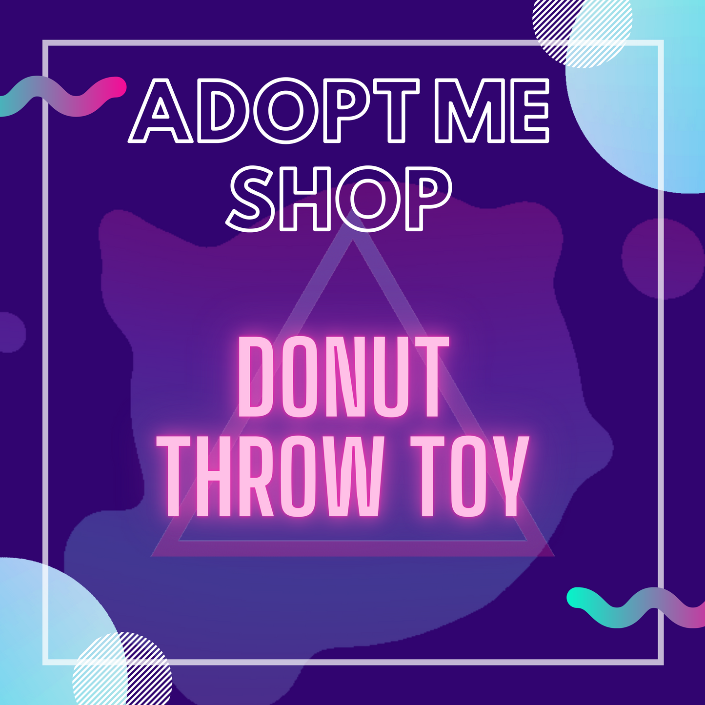 -- Donut Throw Toy --