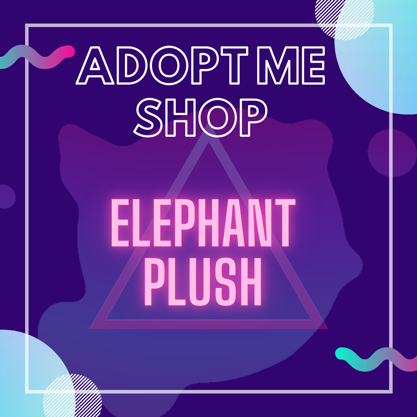 -- Elephant Plush --